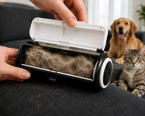 2-Piece Reusable Pet Hair Remover Set